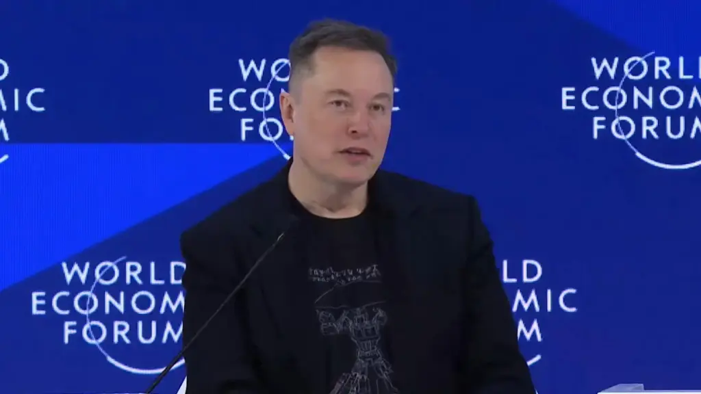 Elon Musk en WEF 2026